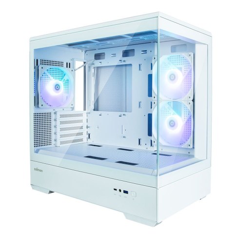 Obudowa Zalman P30 V2 MicroATX Mini Tower Biała z 3 Wentylatorami RGB