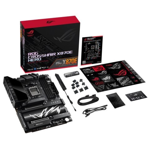 Asus Płyta główna ROG CROSSHAIR X870E HERO AM5 DDR5 gamingowa z HDMI USB-C