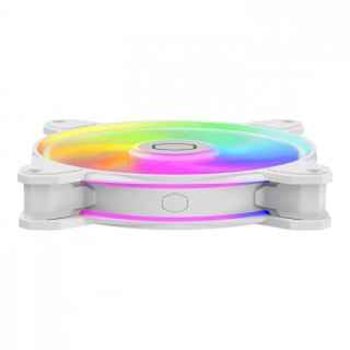 Wentylator Cooler Master MasterFan MF140 Halo2 White Edition z ARGB 14cm wydajny