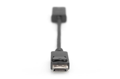Digitus Kabel adapter DisplayPort HDMI 4K 60Hz aktywny 0,2m czarny