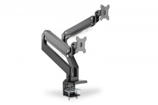 Digitus Ramię biurkowe podwójne 2xLCD max 35'' z zaciskiem gazowe