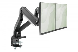 Digitus Ramię biurkowe podwójne 2xLCD max 35'' z zaciskiem gazowe
