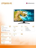 Monitor LG Electronics 27TQ615S-PZ 27 cali FHD IPS LED z tunerem TV