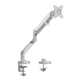LogiLink Uchwyt na monitor 17-27 cali aluminium maks 9kg biurkowy srebrny