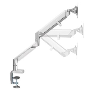 LogiLink Uchwyt na monitor 17-27 cali aluminium maks 9kg biurkowy srebrny