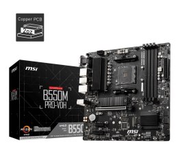 Płyta główna MSI B550M PRO-VDH AM4 4DDR4 HDMI DP VGA mATX wydajna