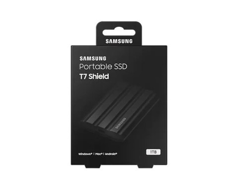 Dysk SSD Samsung T7 Shield 1TB USB 3.2 czarny szybki odporny