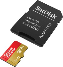 Karta pamięci SanDisk Extreme microSDXC 256GB 190MB/s 4K UHD A2 U3