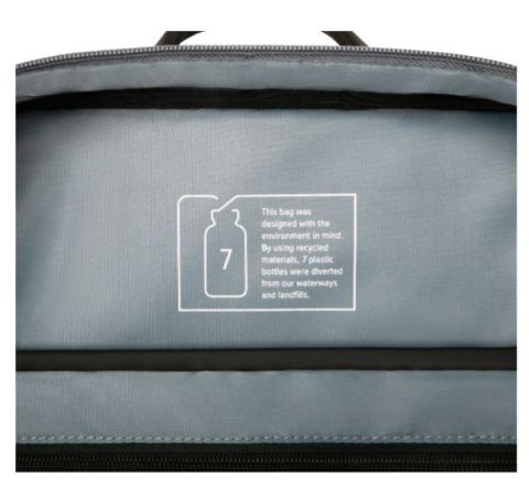 Plecak Targus Sagano EcoSmart Campus 16 cali czarno-zielony ekologiczny