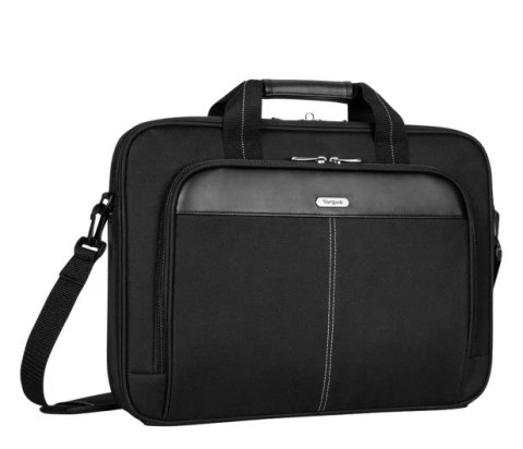 Targus Torba na laptopa 15.6 Classic Slim Briefcase czarna elegancka