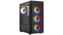 Obudowa AeroCool Designer Mid Tower RGB czarna do ATX i micro ATX