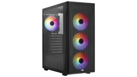 Obudowa AeroCool Designer Mid Tower RGB czarna do ATX i micro ATX