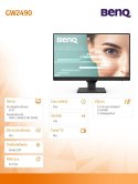 Monitor Benq GW2490 23.8 FHD 100Hz lekki Eye-Care czarny