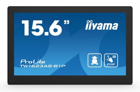 Monitor IIYAMA ProLite TW1623AS-B1P 16 cali dotykowy Full HD z Androidem 24/7