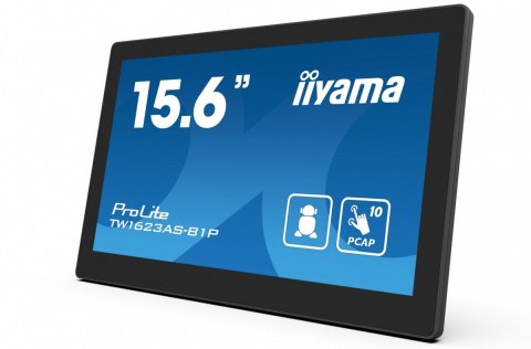 Monitor IIYAMA ProLite TW1623AS-B1P 16 cali dotykowy Full HD z Androidem 24/7