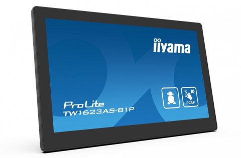 Monitor IIYAMA ProLite TW1623AS-B1P 16 cali dotykowy Full HD z Androidem 24/7