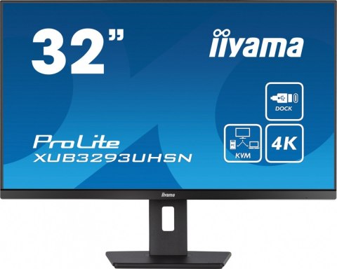 Monitor IIYAMA ProLite XUB3293UHSN 31.5 4K IPS USB-C KVM Slim