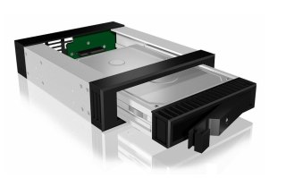 Kieszeń IcyBox IB-129SSK-B 3,5'' 2,5'' SATA SAS aluminiowa