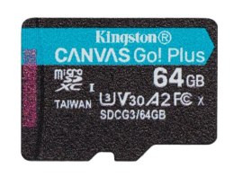 Karta pamięci Kingston microSD 64GB Canvas Go Plus 170MB/s A2 U3 V30