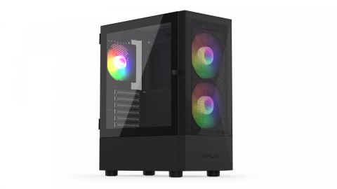 Obudowa Krux Vako RGB midi tower z wentylatorami i szkłem hartowanym