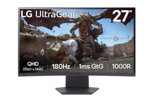 Monitor LG 27GS60QC-B 27 cali QHD 180Hz zakrzywiony dla graczy