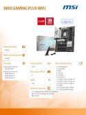 Płyta główna MSI B850 GAMING PLUS WIFI ATX z Wi-Fi 7 DDR5 8200 MHz