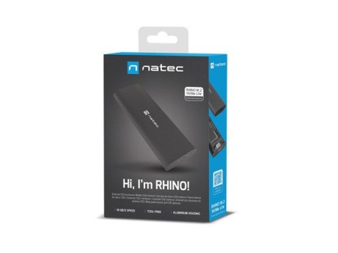 Obudowa SSD Natec Rhino M.2 NVMe USB-C 3.1 Gen 2 szybki transfer