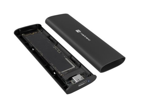Obudowa SSD Natec Rhino M.2 NVMe USB-C 3.1 Gen 2 szybki transfer