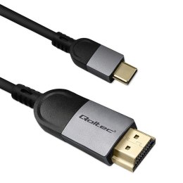 Qoltec Kabel Adapter USB-C na HDMI 4K 2m 60Hz wysoka jakość obrazu