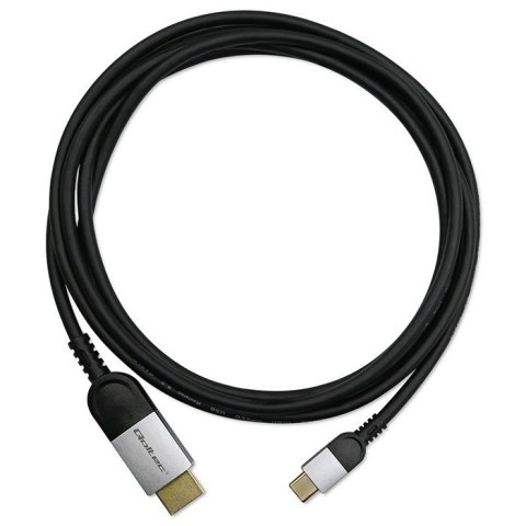 Qoltec Kabel Adapter USB-C na HDMI 4K 2m 60Hz wysoka jakość obrazu