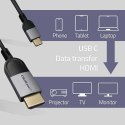Qoltec Kabel Adapter USB-C na HDMI 4K 2m 60Hz wysoka jakość obrazu