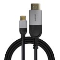 Qoltec Kabel Adapter USB-C na HDMI 4K 2m 60Hz wysoka jakość obrazu