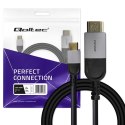 Qoltec Kabel Adapter USB-C na HDMI 4K 2m 60Hz wysoka jakość obrazu
