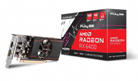 Karta graficzna Sapphire Technology Radeon RX 6400 PULSE Gaming 4GB GDDR6