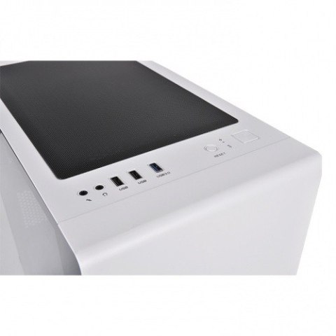 Thermaltake S100 Obudowa Micro Tower Szklana Biała z Wentylatorami