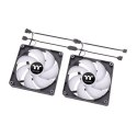 Wentylator Thermaltake CT120 ARGB 12cm 2Pack Black wydajny cichy