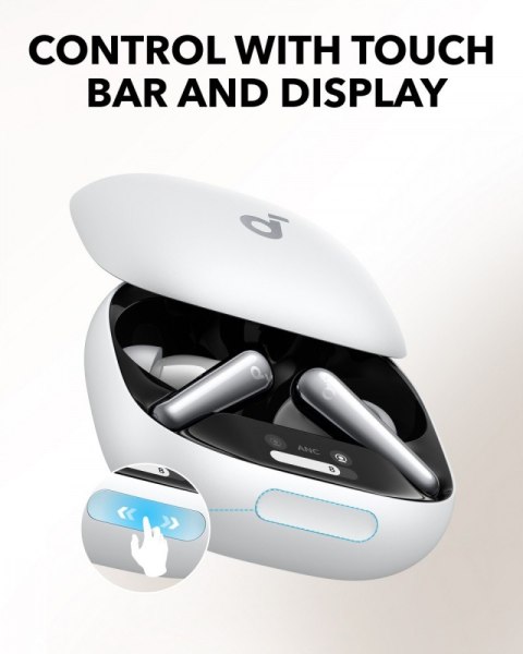 Słuchawki bezprzewodowe Anker Soundcore Liberty 4 PRO Bluetooth białe ANC