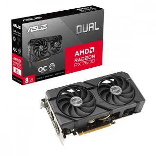 Karta graficzna Asus Dual Radeon RX 7600 EVO OC Edition 8GB GDDR6 wydajna