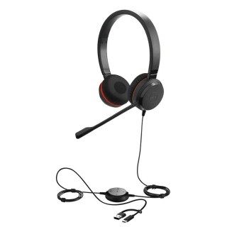 Słuchawki Jabra Evolve2 30 II USB-A i C stereo z redukcją szumów do biura