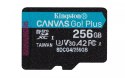 Karta microSD Kingston 256GB CanvasGo! Plus 200MB/s A2 U3 V30 z adapterem