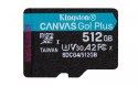 Kingston Karta microSD 512GB CanvasGo! Plus 200MB/s A2 U3 V30 z adapterem