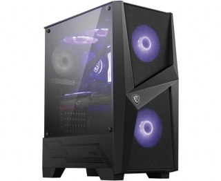 Obudowa MSI MAG FORGE 100M midi tower z RGB wentylatorami szklaną