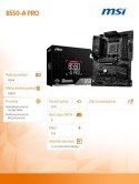 MSI Płyta główna B550 A-PRO AM4 4xDDR4 ATX z HDMI i DP