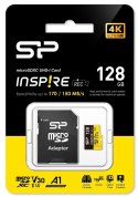Silicon Power Karta pamięci microSDXC 128GB UHS-I U3 V30 4K szybka