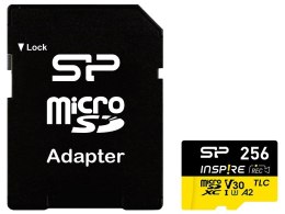 Karta pamięci microSDXC Silicon Power Inspire 256GB UHS-I U3 A2 V30 4K