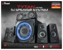 Głośnik Trust GXT 658 Tytan 5.1 Surround mocny dźwięk gamingowy z subwooferem