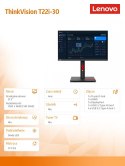 Monitor Lenovo ThinkVision T22i-30 21.5 FHD matowy IPS z regulacją
