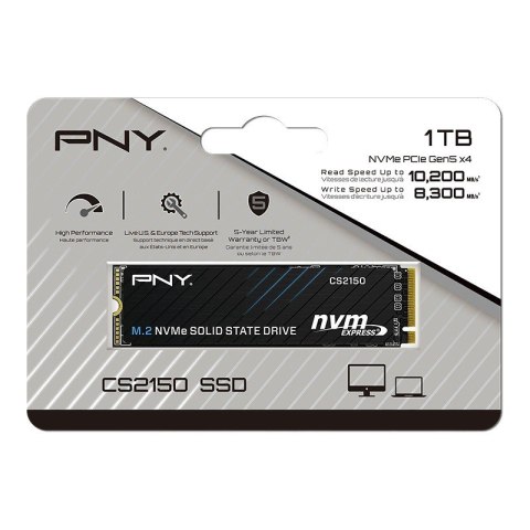 Dysk SSD PNY 1TB M.2 2280 CS2150 szybki PCI-Express