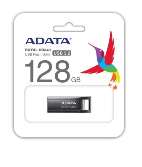 Pendrive Adata UR340 128GB USB3.2 czarny wodoodporny lekki