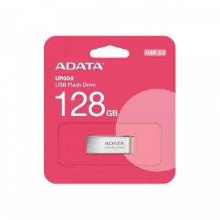 Adata Pendrive UR350 128GB USB3.2 Gen1 brązowy elegancki metalowy